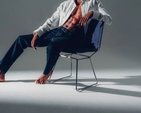 Mdf Italia Neil Denim Chair