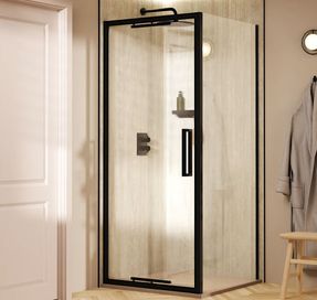 Crosswater Asura Infold Shower Door With Side Panel