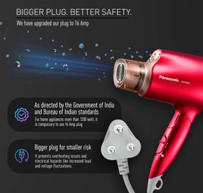 Panasonic Panasonic hair dryer with nanoe technology for shinier, healthier and moisture-rich hair