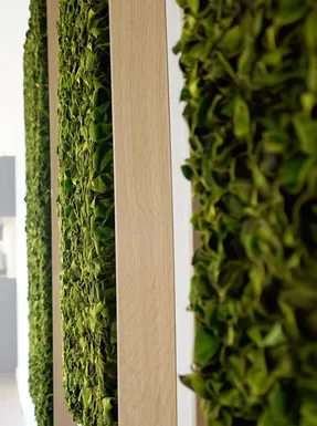 Greenmood Velvet Leaf Acoustic Green Wall