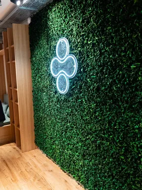 Greenmood Velvet Leaf Acoustic Green Wall