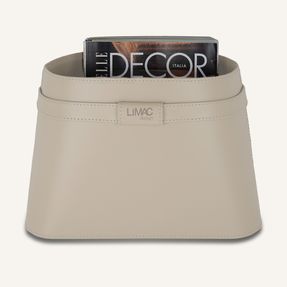 Limac Design Luxurious Magazine Rack In Leather Clotidie