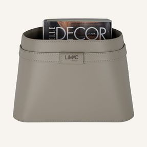 Limac Design Luxurious Magazine Rack In Leather Clotidie