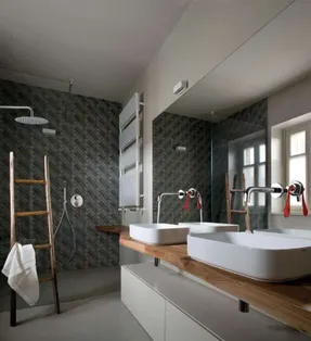 Mamoli Paola Wall Mounted Single Lever Basin Mixer
