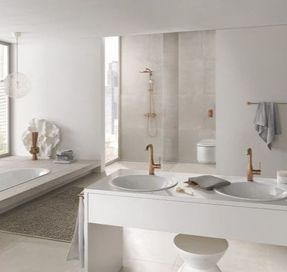 Grohe Shower System With Thermostat For Wall Mounting