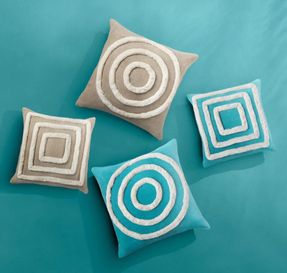 Jonathan Adler Pimlico Squares Cushion
