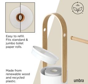 Umbra Bellwood Toilet Paper Holder & Reserve