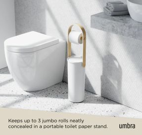 Umbra Bellwood Toilet Paper Holder & Reserve