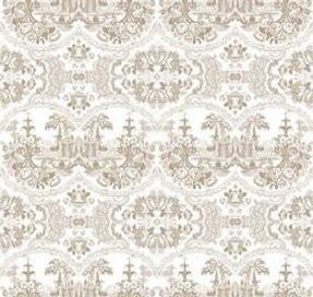 Mineheart Beige Delft Baroque Wallpaper