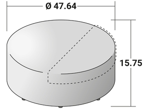 Flou Moon Pouf
