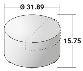 Flou Moon Pouf