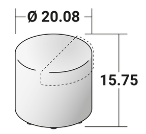 Flou Moon Pouf