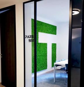 Greenmood Reindeer Moss Acoustic Green Wall.