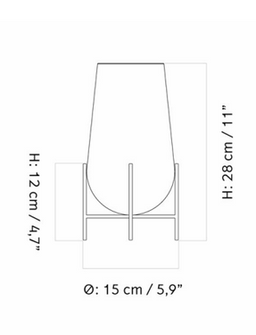 Audo Échasse Vase