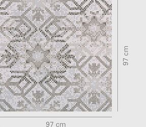 Bisazza Snowflake Oro Wall Tiles