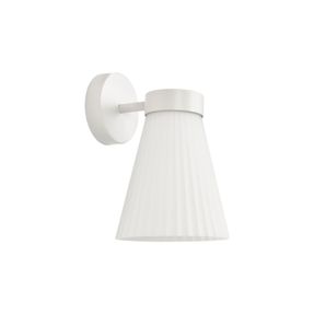 Rossinigroup Bea – Gold Wall Lamp/Plisse Satin