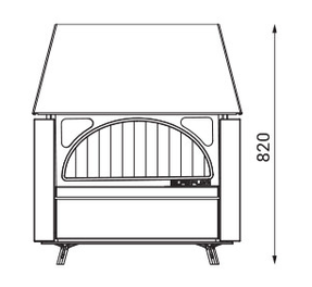 Alfa Plam Rustikal Stove