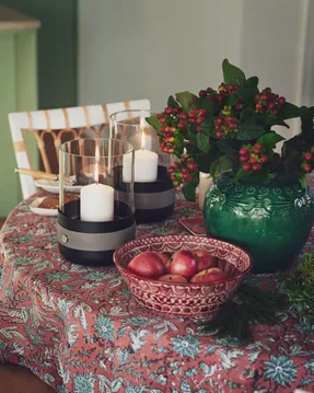 Eldvarm Emma Lantern - Blanc Candle