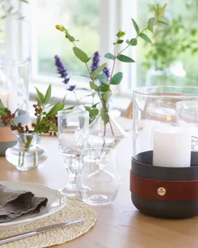 Eldvarm Emma Lantern - Blanc Candle