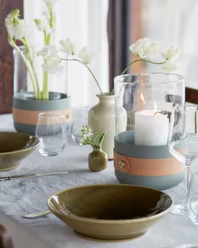 Eldvarm Emma Lantern - Blanc Candle