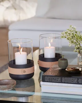Eldvarm Emma Lantern - Blanc Candle
