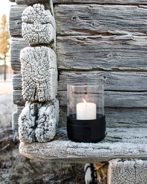 Eldvarm Emma Lantern - Blanc Candle