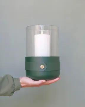 Eldvarm Emma Lantern - Blanc Candle