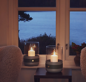 Eldvarm Emma Lantern - Blanc Candle