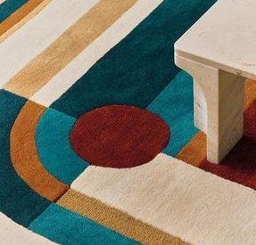 Toulemonde Bochart Hacienda Multicolored Wool Rug