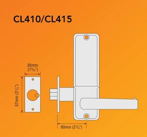 Codelocks Cl410 & Cl415 Tubular Latch