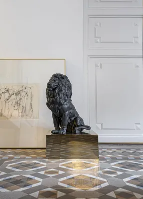 Lladro Majestic Lion Sculpture