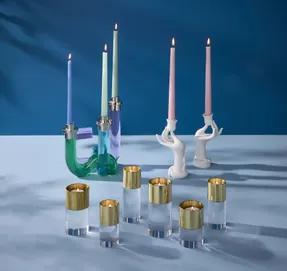 Jonathan Adler Pompidou Acrylic Candle Holder