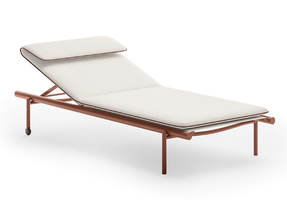 Unopiu Salò Stackable Aluminium Sunlounger Without Cushion