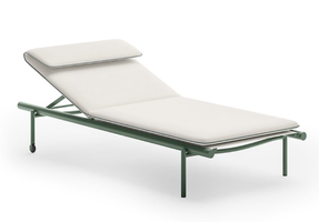 Unopiu Salò Stackable Aluminium Sunlounger Without Cushion