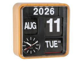 present time Wall Clock Mini Flip