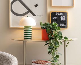 present time Wall Clock Mini Flip