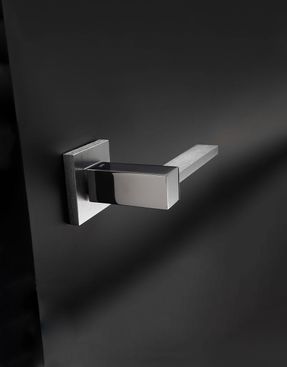 Groel Plano Door Handle Set On Squared Rose