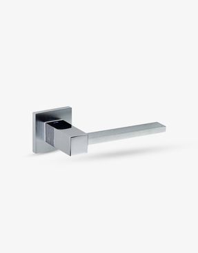 Groel Plano Door Handle Set On Squared Rose