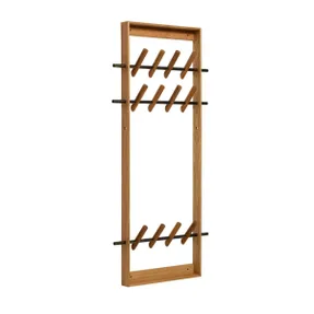 We Do Wood Coat Frame - Smoked Oak & Brass