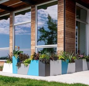 Loll Designs Tessellate Rectangle Planter