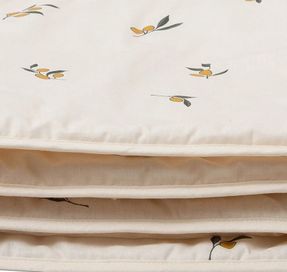 Charlie Crane Duo Duvet & Pillow Doli 80x120 Cm Olive Garden Organic Zoo