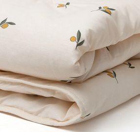 Charlie Crane Duo Duvet & Pillow Doli 80x120 Cm Olive Garden Organic Zoo