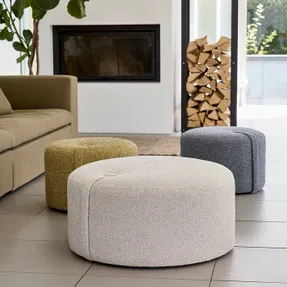 We Do Wood Designbite Pouf - Denim