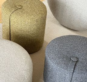 We Do Wood Designbite Pouf - Denim