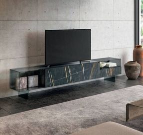 Lago 36e8 Glass Tv Unit