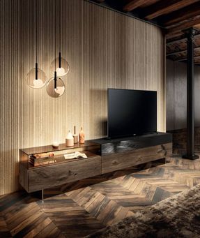Lago 36e8 Glass Tv Unit
