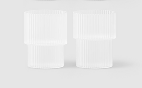 Fermliving Ripple Glasses - Set Of 4