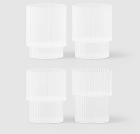 Fermliving Ripple Glasses - Set Of 4