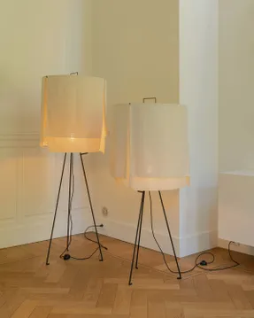 Serax Standing Lamp L Black - Beige Nomad