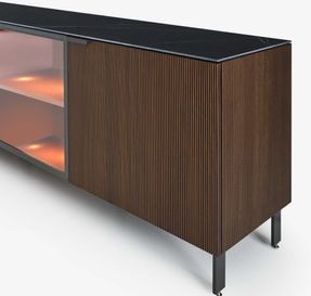 Ligne Roset Selvans Sideboard With Glass Door 4 Doors